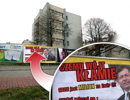 Billboardy z wójtem zostaną